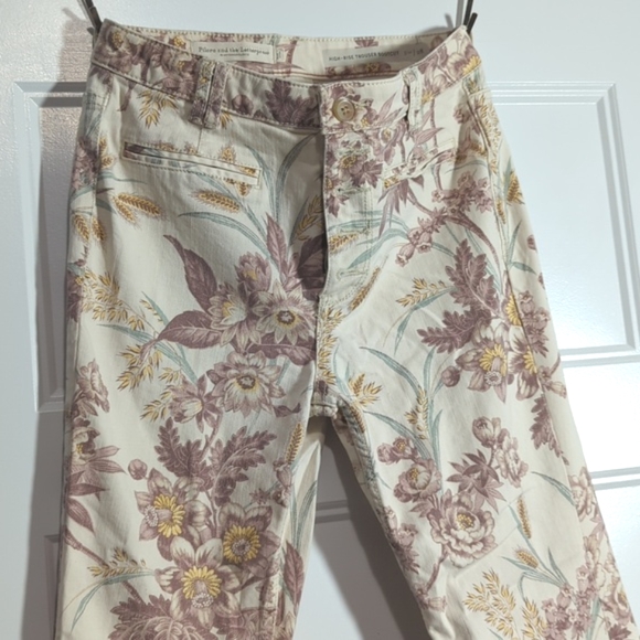 Pilcro High Rise Trouser Bootcut Printed Jeans - Picture 2 of 10